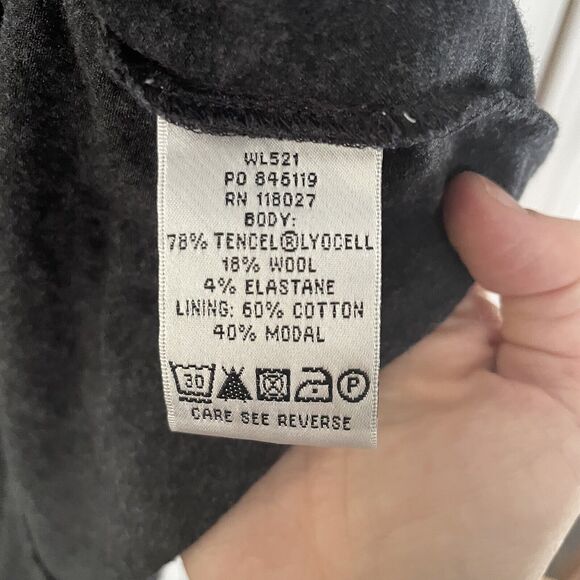 Boden Dress Womens Scoop Neck Colorblock Lyocell Wool Modal Sz 8 - Picture 3 of 5